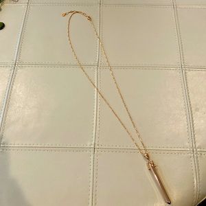 Rose Gold Rebel Pendant Necklace